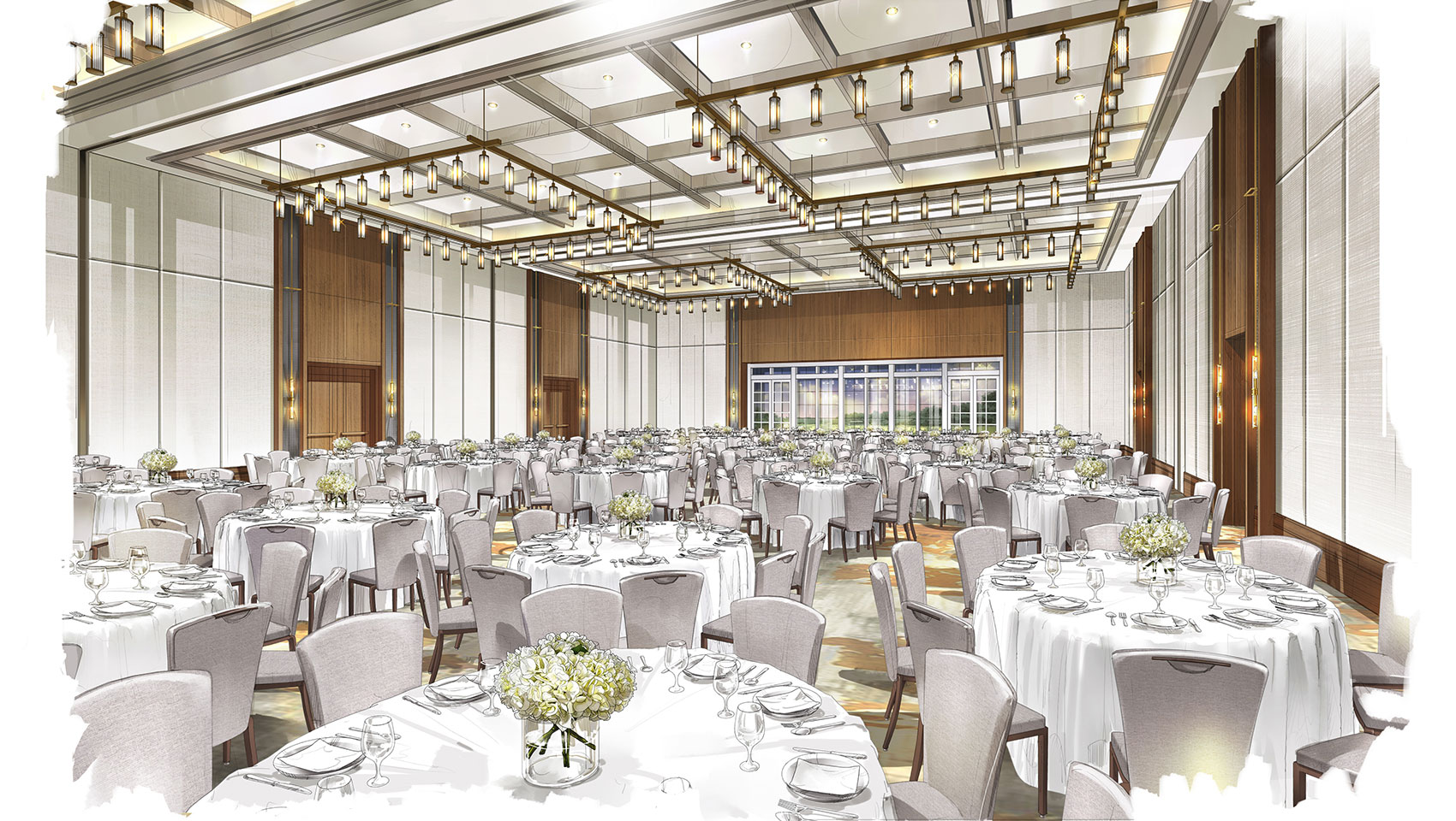 The Forum Hotel wedding space
