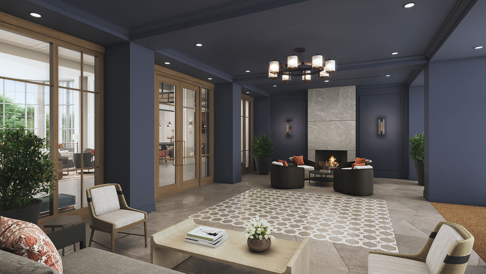 The Forum Hotel vestibule