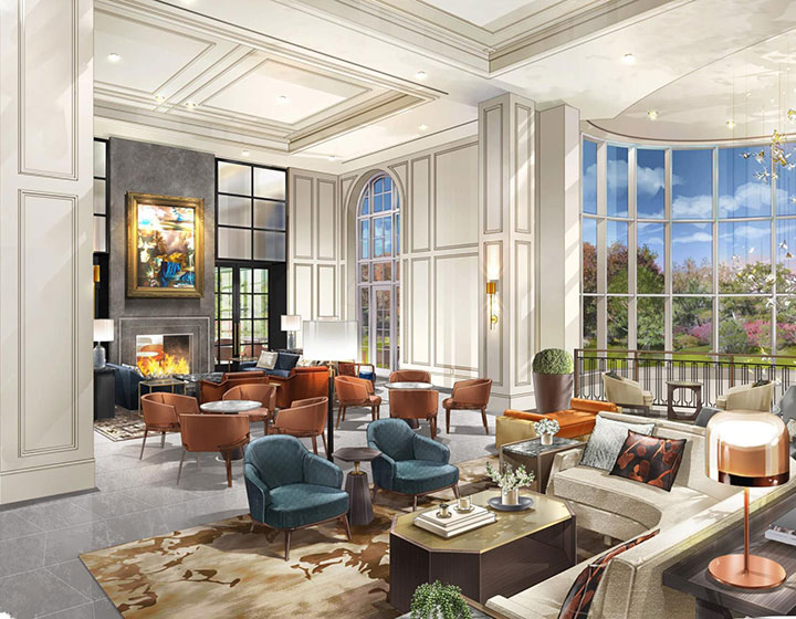 The Forum Hotel Lobby Renderings